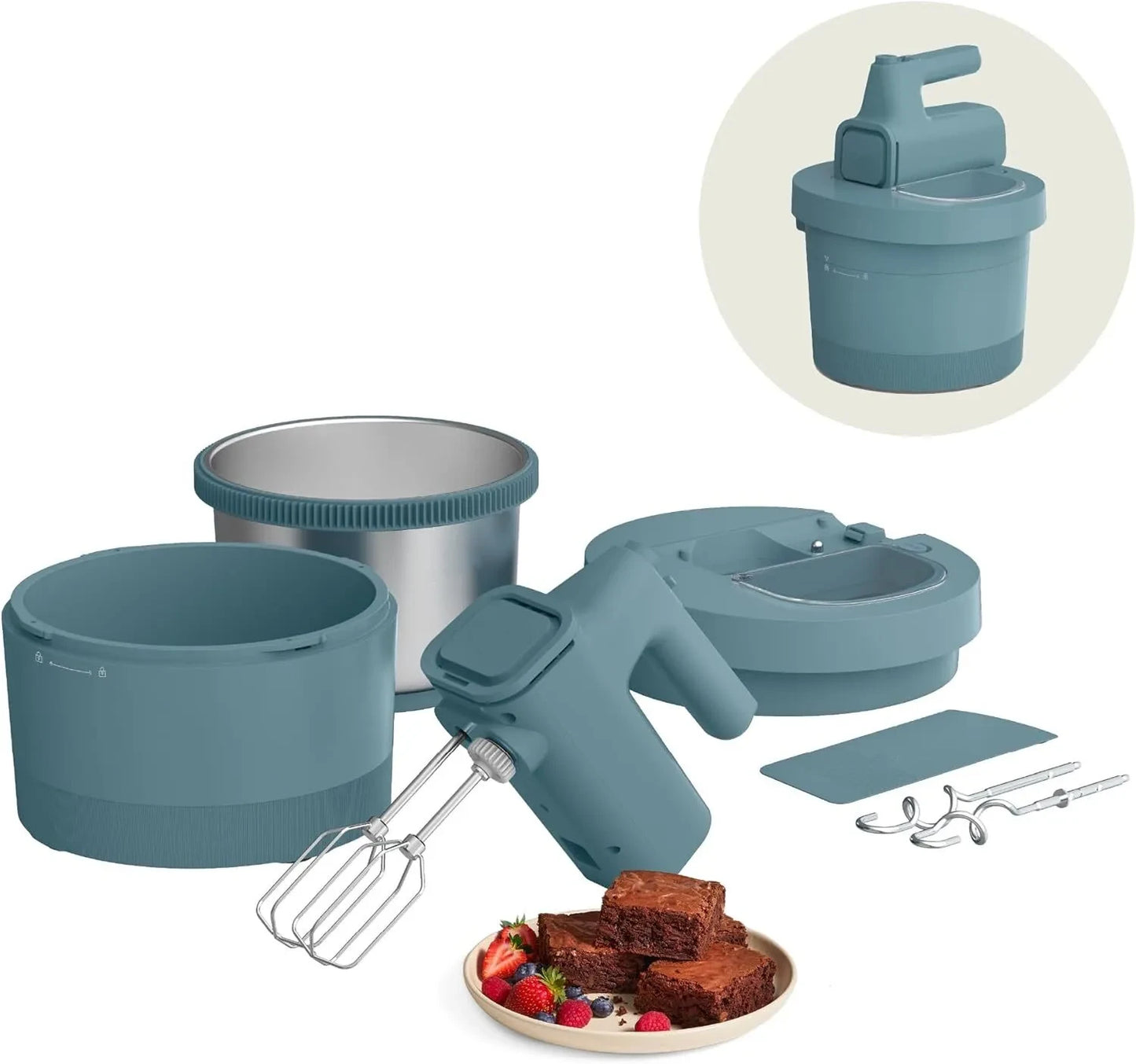 2-in-1 Electric Mixer with Mixer