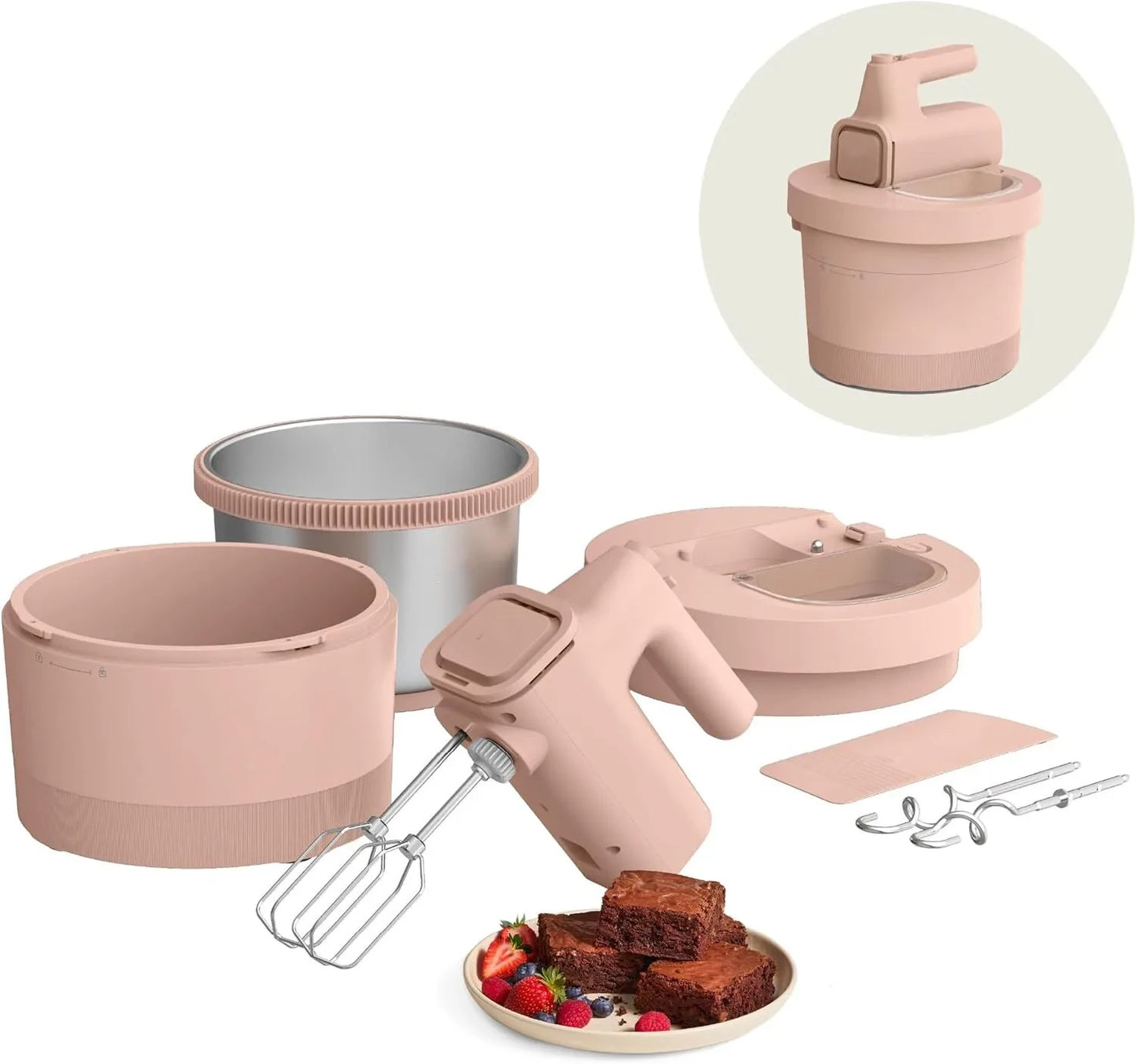 2-in-1 Electric Mixer with Mixer