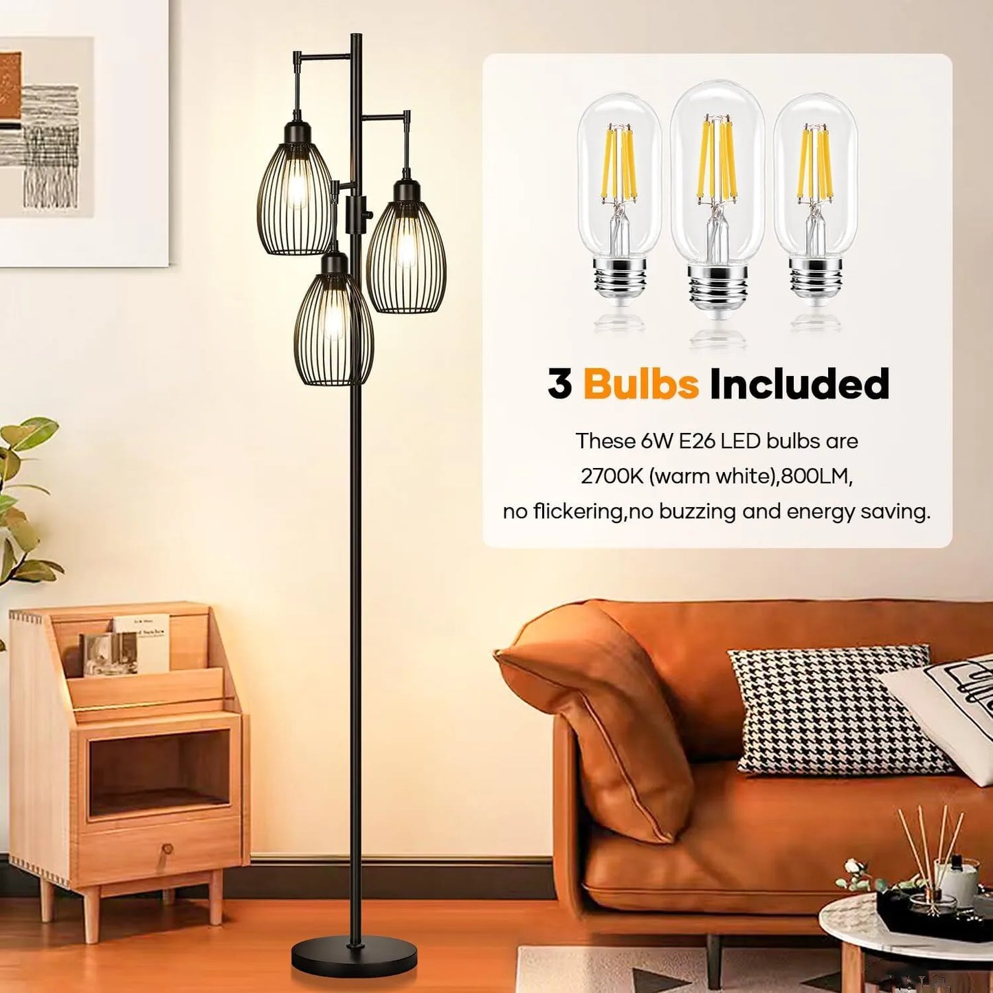 Dimmable floor lamp