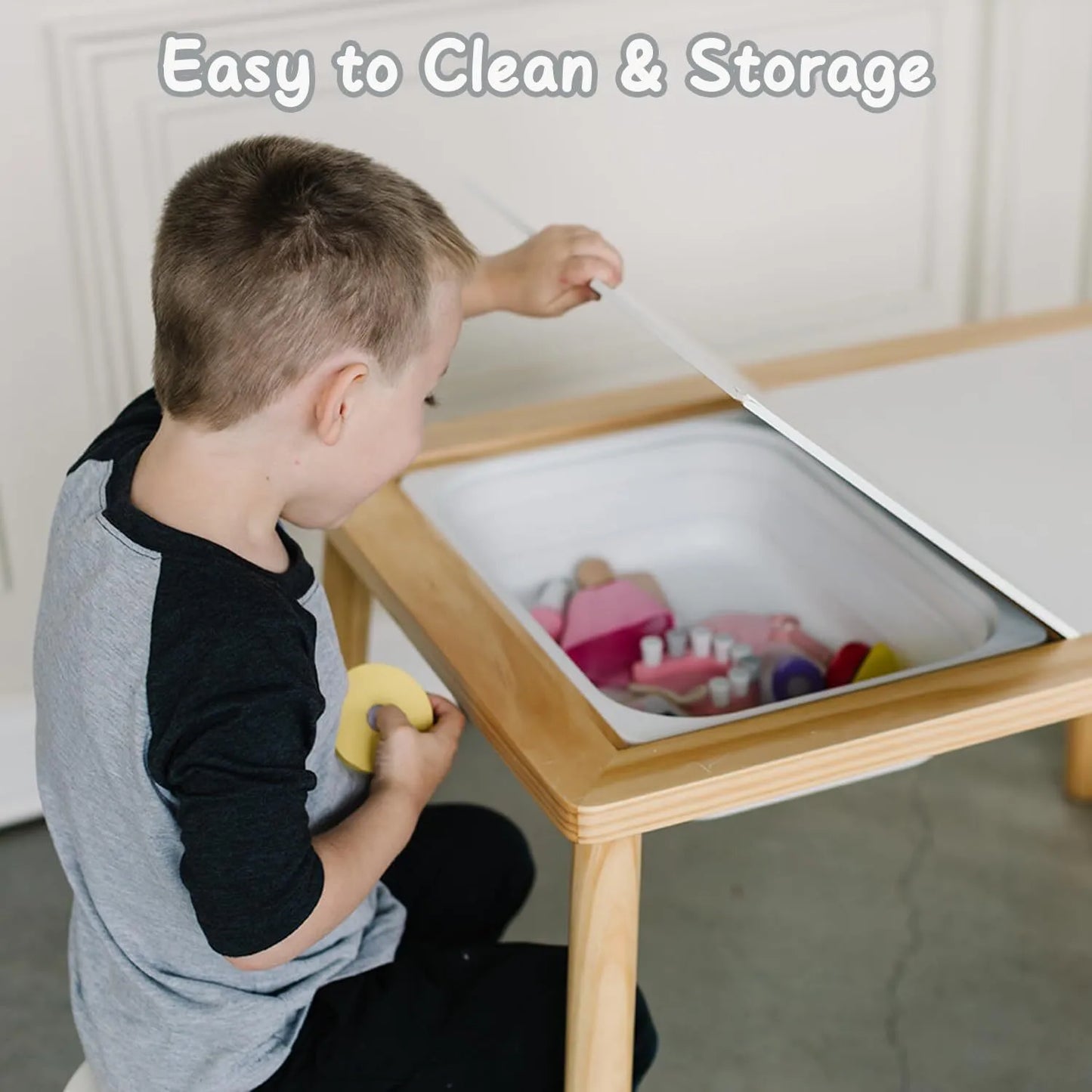 Children's indoor sand play sensory table