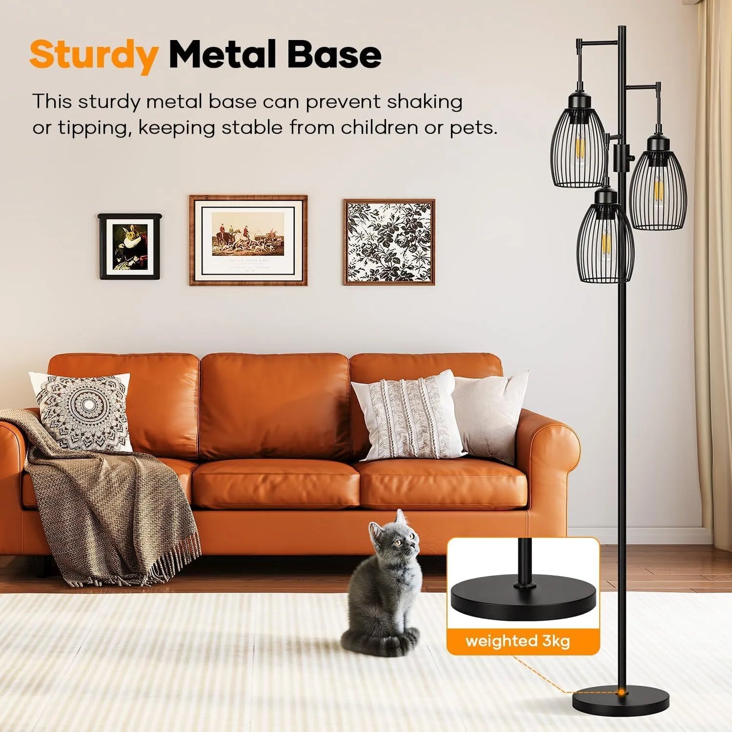 Dimmable floor lamp