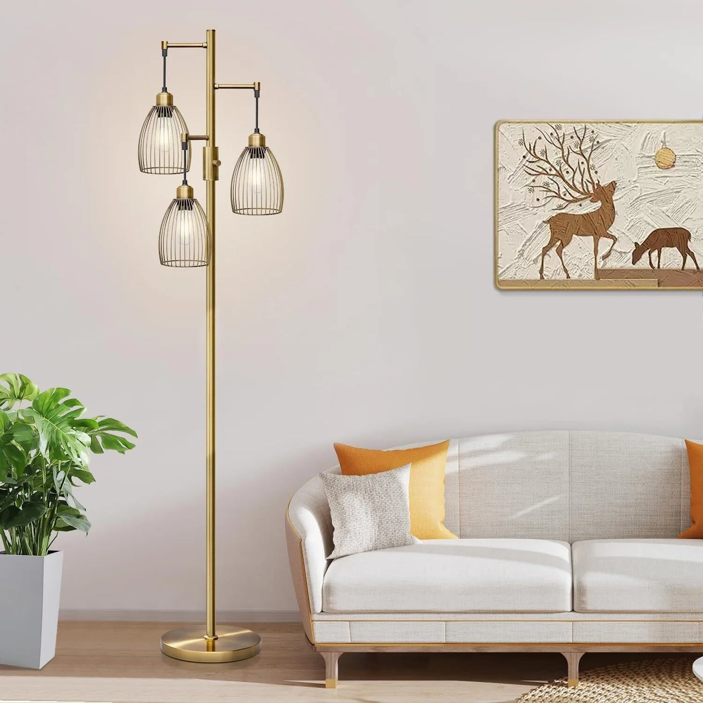 Dimmable floor lamp