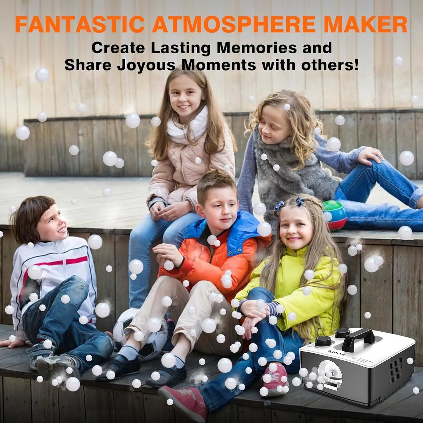 Portable Smoke Bubble Machine