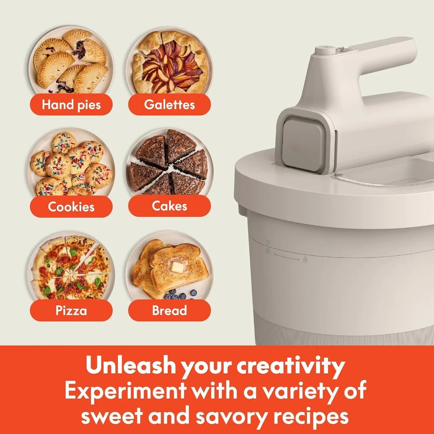 2-in-1 Electric Mixer with Mixer