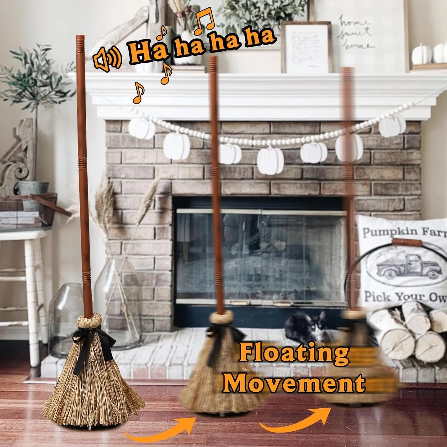 Haunted Dancing Broom