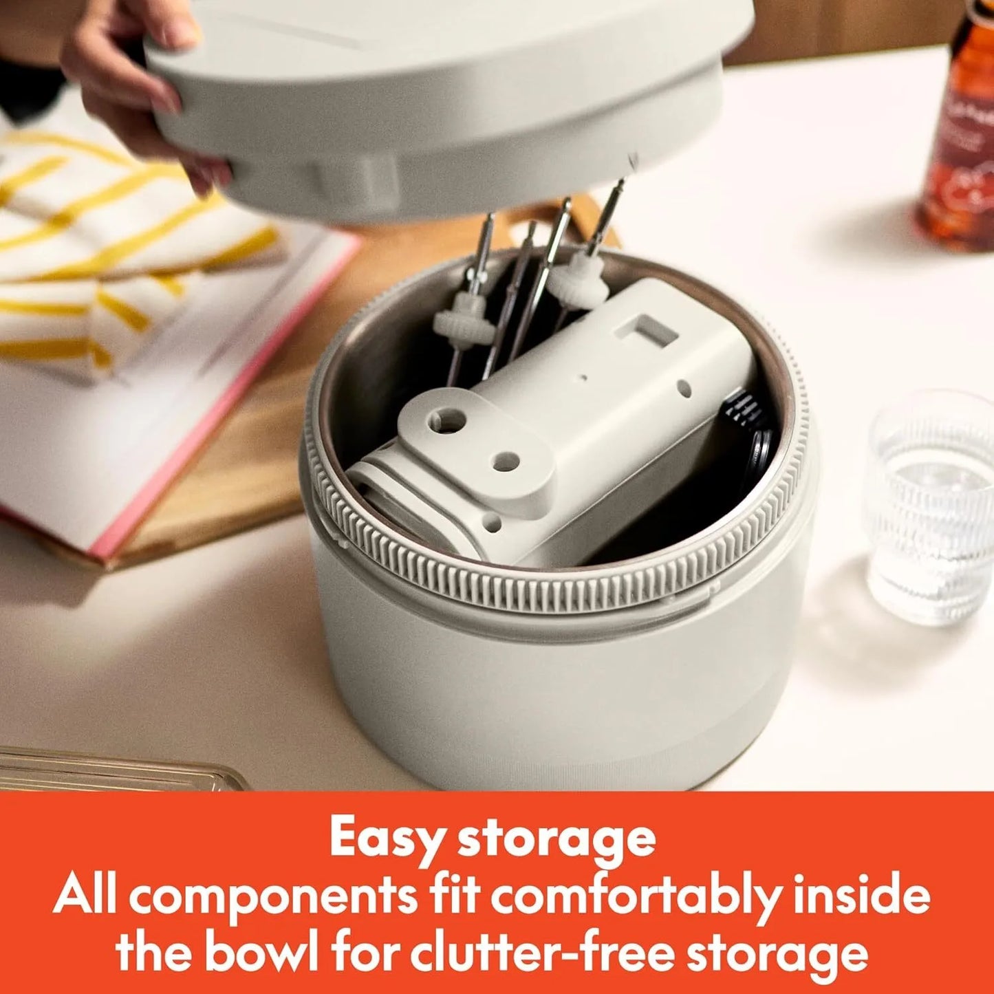 2-in-1 Electric Mixer with Mixer