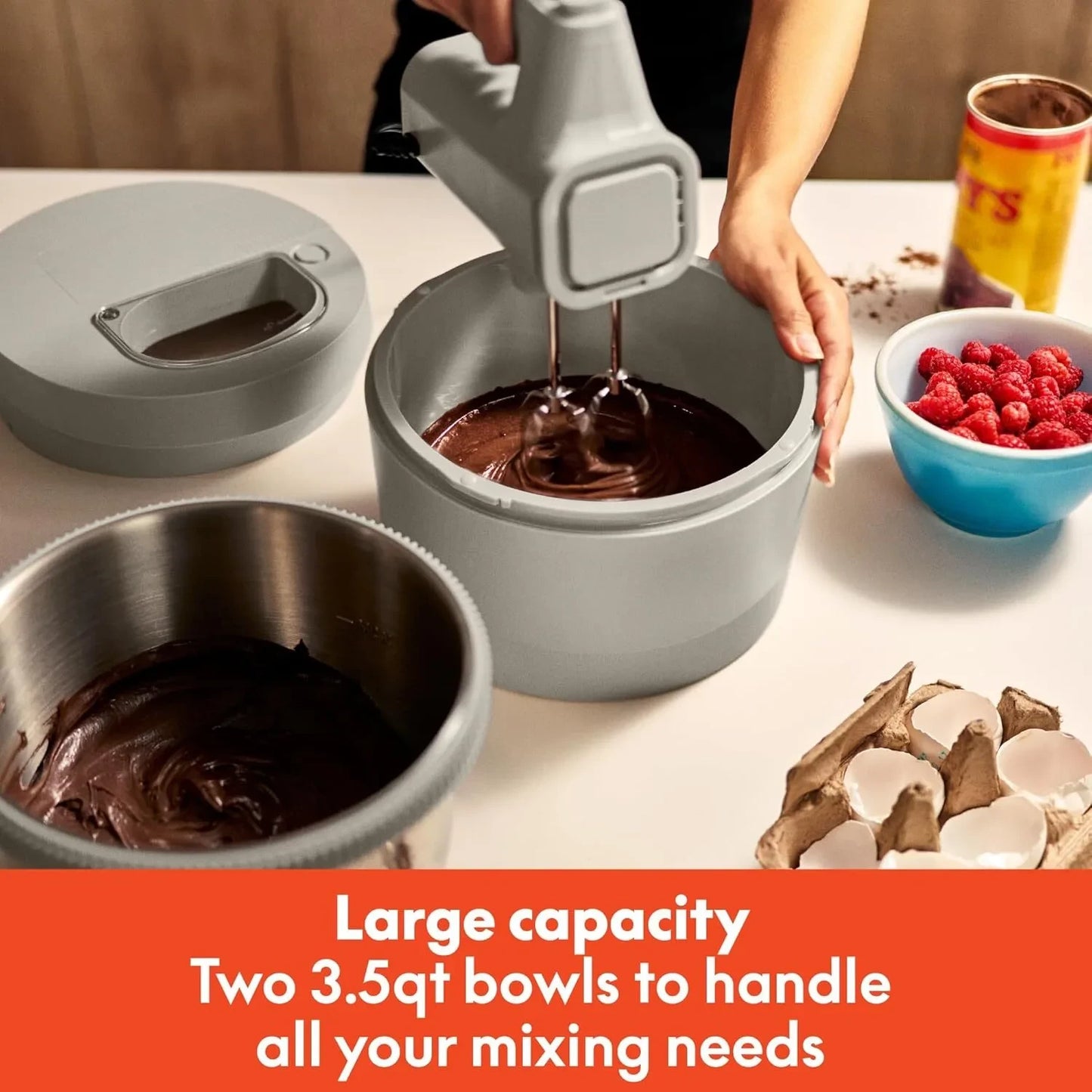 2-in-1 Electric Mixer with Mixer
