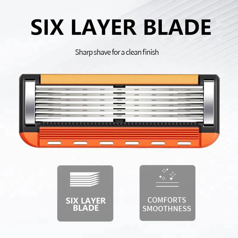 48-Piece Men's Razor Blade Replacement Set with Free Handle