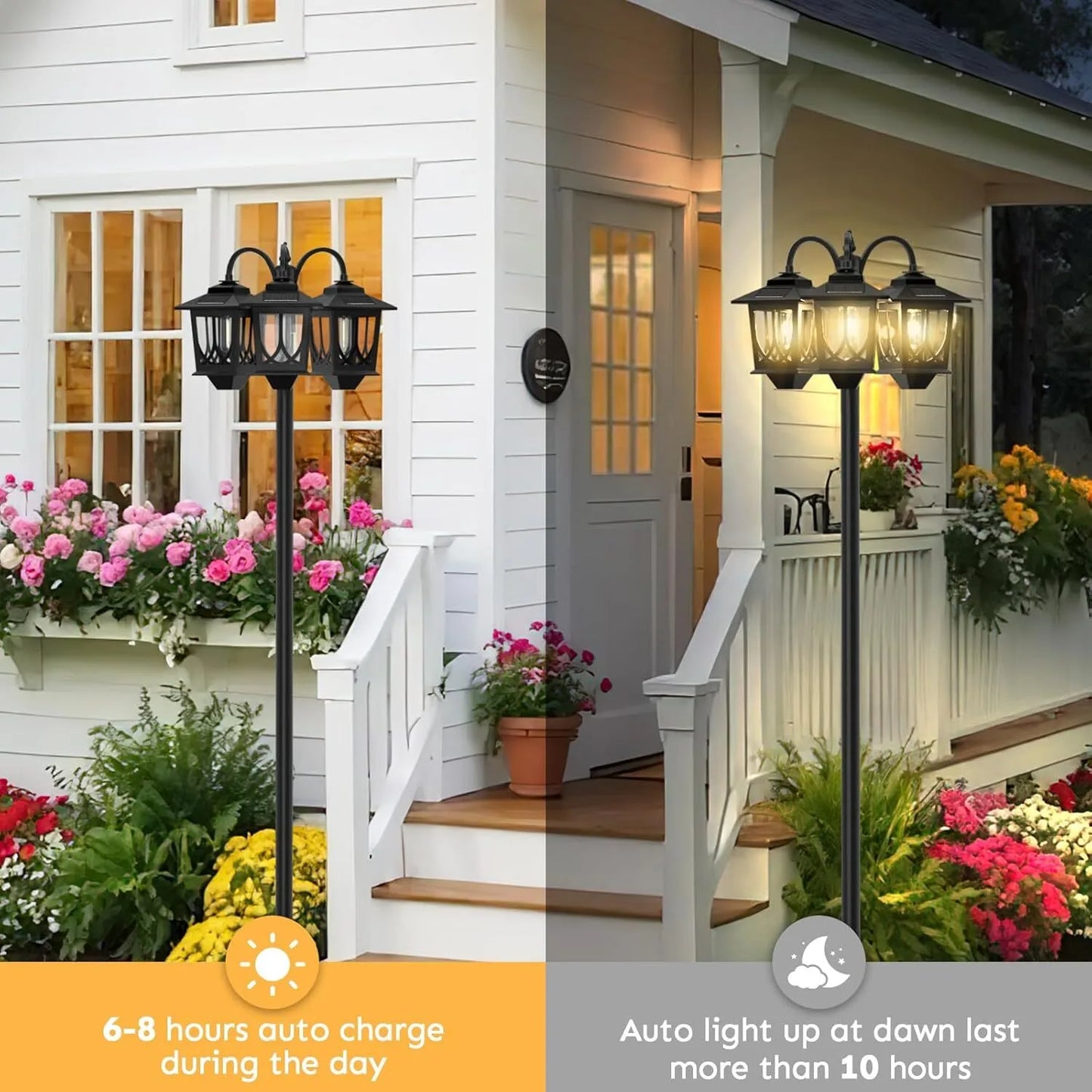 Aluminum solar street light pole