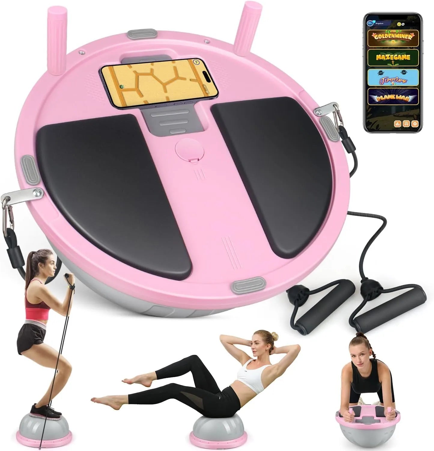 3-in-1 Balance Ball and Plank Training Board