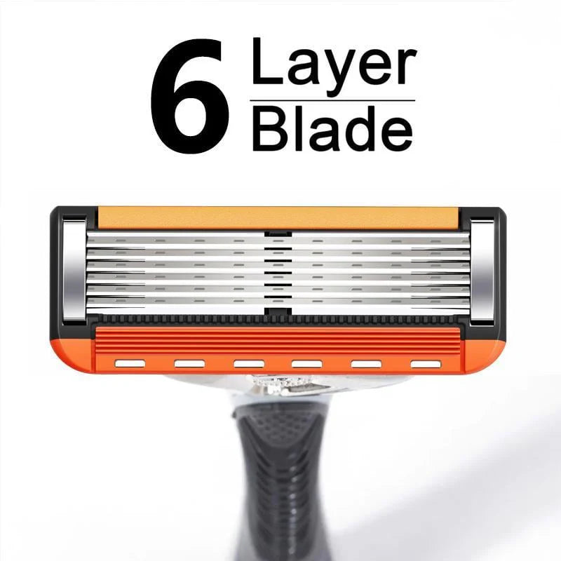 48-Piece Men's Razor Blade Replacement Set with Free Handle